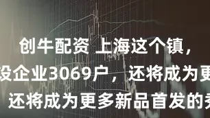 创牛配资 上海这个镇，一季度新设企业3069户，还将成为更多新品首发的秀场